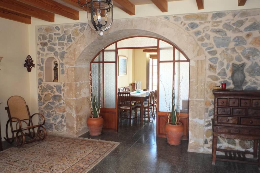 Villa Maria, Bonita Casa Con Jardin Y Piscina Privada En Andratx Exterior foto