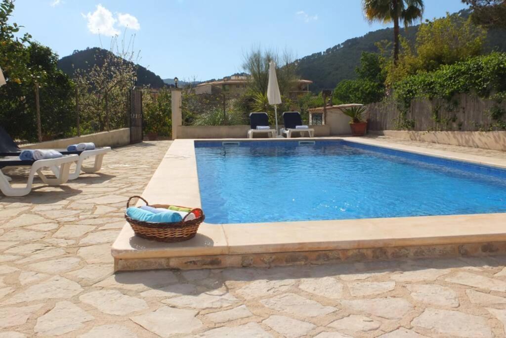Villa Maria, Bonita Casa Con Jardin Y Piscina Privada En Andratx Exterior foto